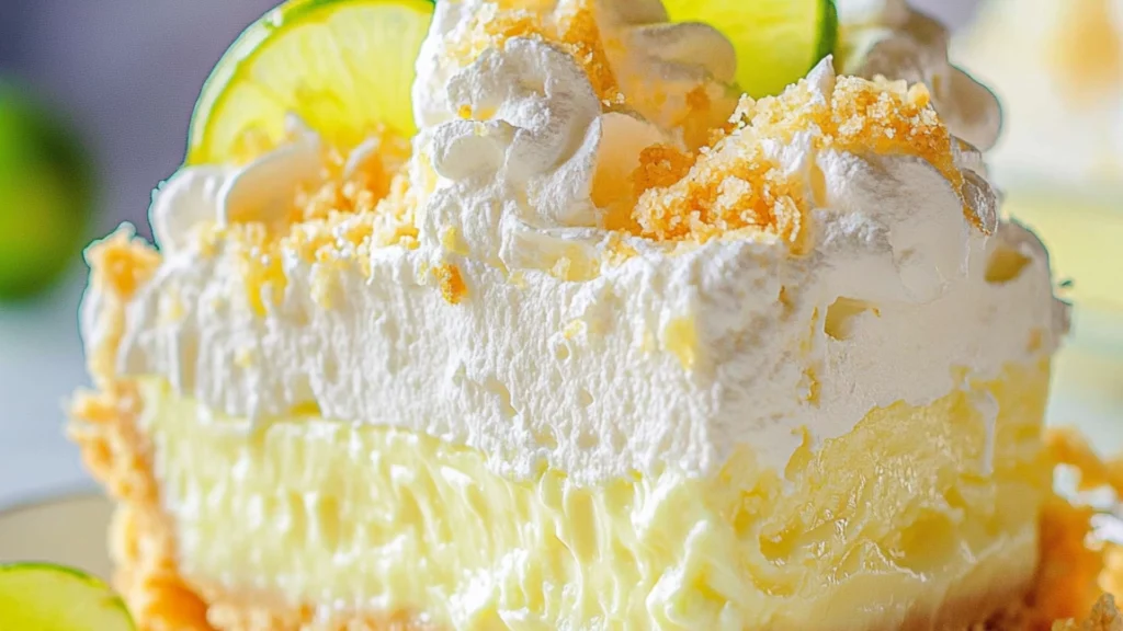 a dessert dish with cucumbers and whipped cream on top is sitting on a table