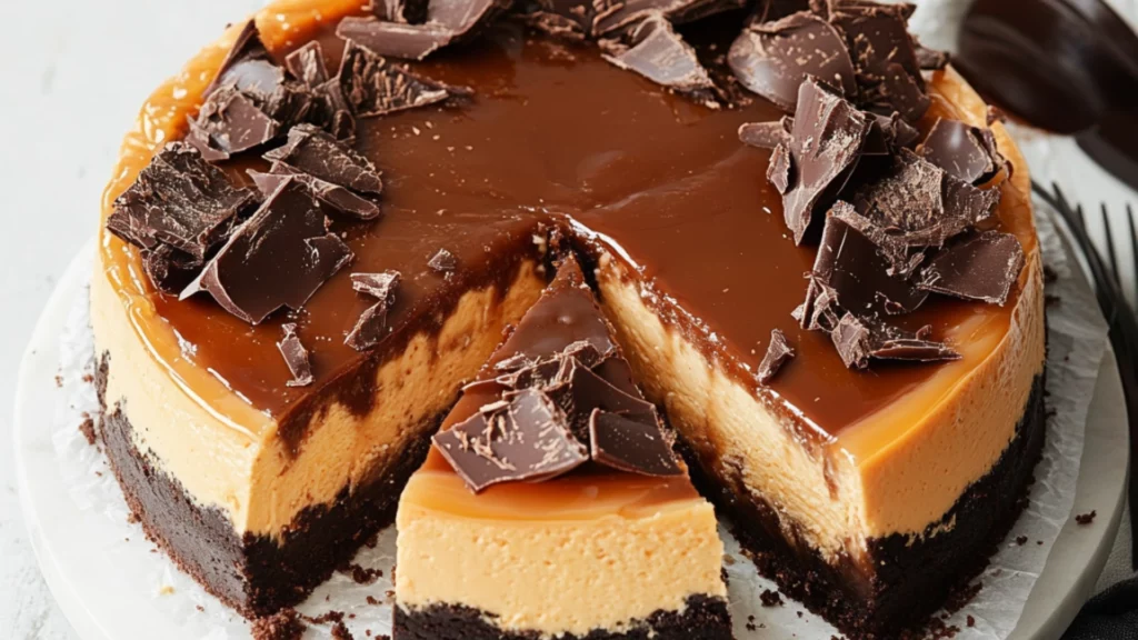 Chocolate Caramel Cheesecake