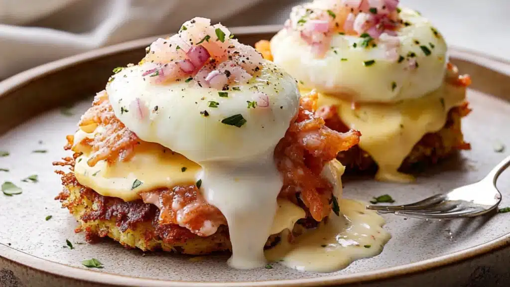 two plates with eggs and cheese on them