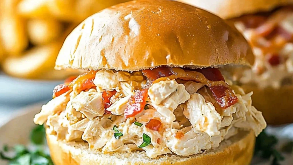 a close up of a sandwich on a plate with french fries