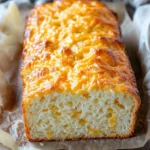 the best easy cheesy bread recipe is made with only three ingredients and it's so good to eat