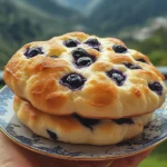 cottage cheese blueberry cloud bread with high protein low calories