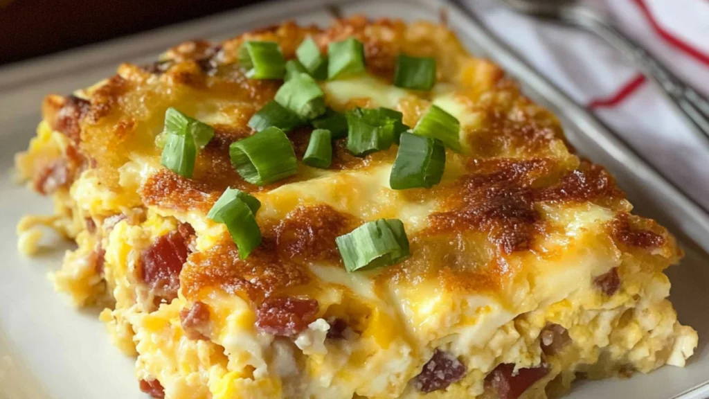 hash browns egg casserole recipe with eggs and cheese