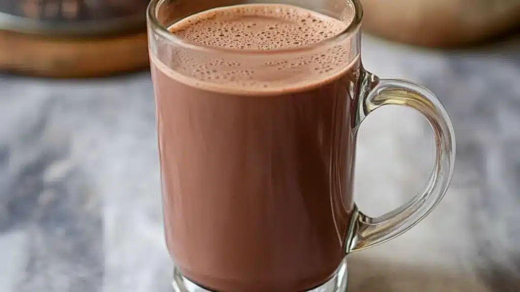 the best homemade hot chocolate mix in a mason jar