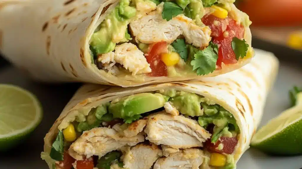 the best ever chicken avocado ranch burritos simple and savory