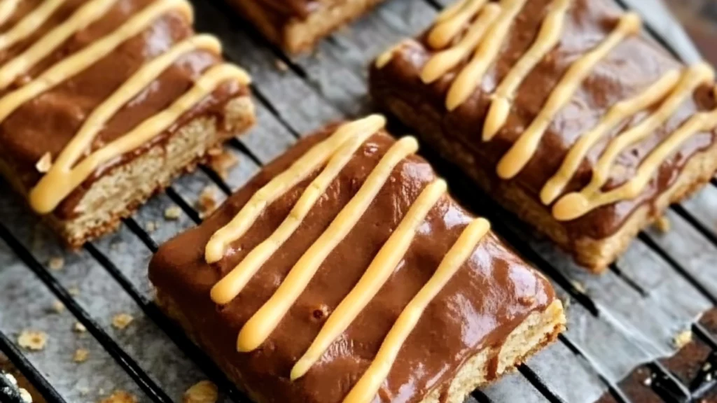 These No-Bake Buckeye Graham Crackers
