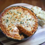 Baked Spaghetti Pie Recipe