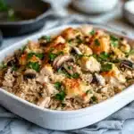 Chicken Mushroom Rice Casserole