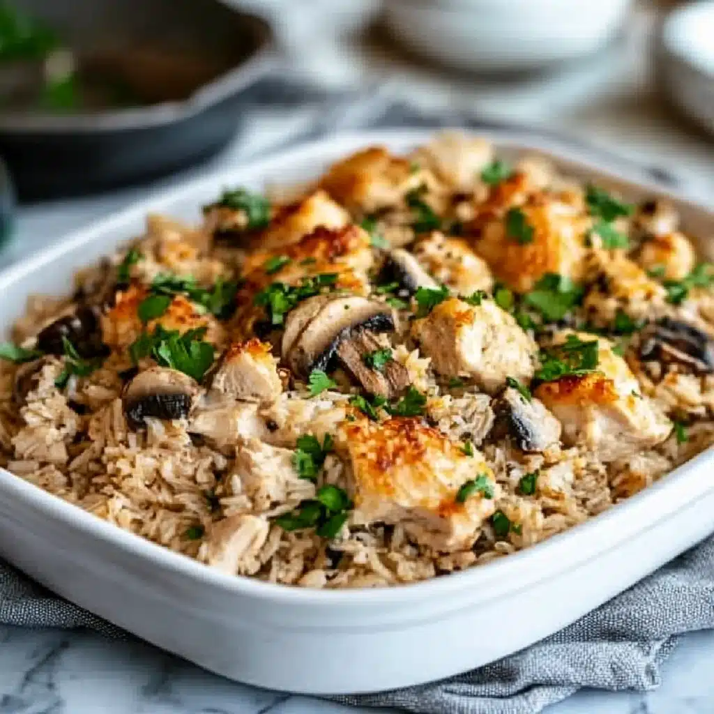 Chicken Mushroom Rice Casserole