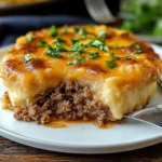 Cheddar Bay Biscuit Ground Beef Cobbler