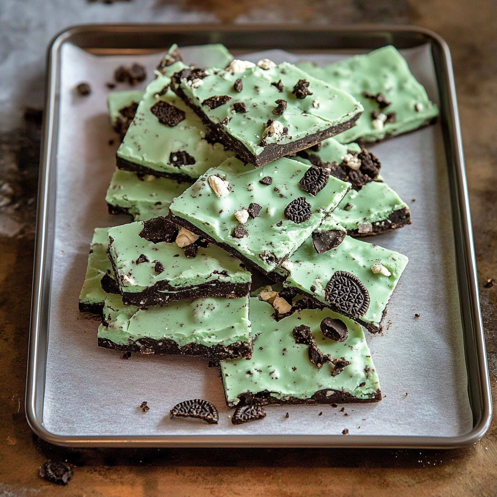 Mint Oreo Bark