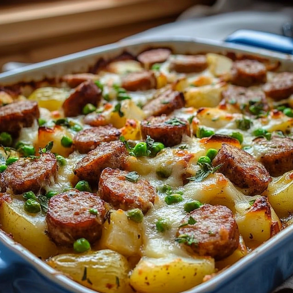 Sausage Potato Asparagus Casserole