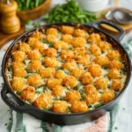 Green Bean Casserole with Tater Tots