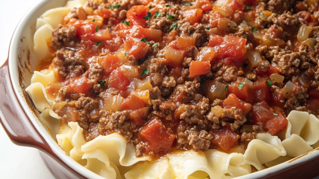 Beef Lombardi Casserole