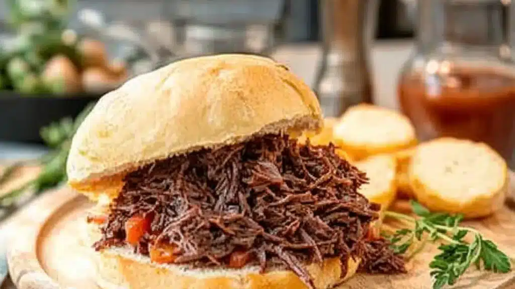 Pulled Beef Sandwiches