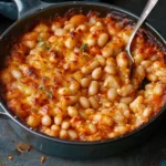 Cheesy White Bean Tomato Bake
