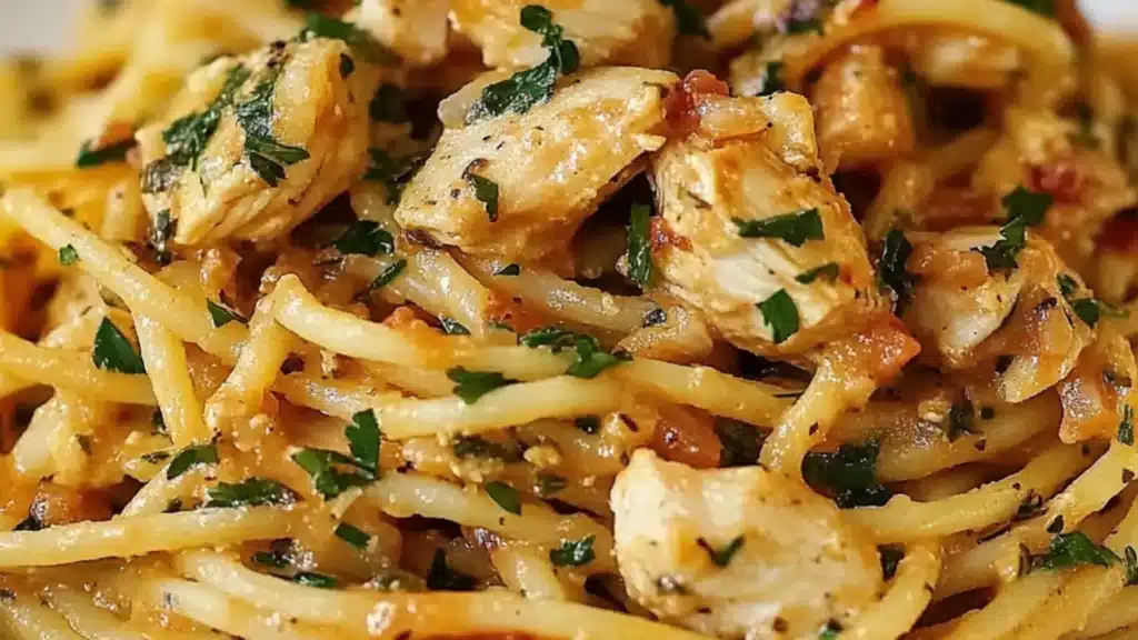 Monterey Chicken Spaghetti