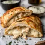 Baked Chicken Alfredo Calzones