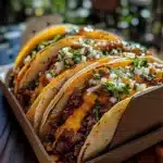 Garlic Butter Honey Chicken Tacos