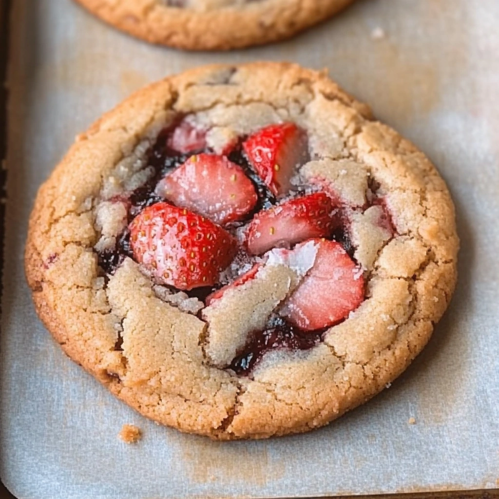 Healthy Strawberry Cookies