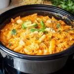 Slow Cooker Chicken Enchilada Pasta