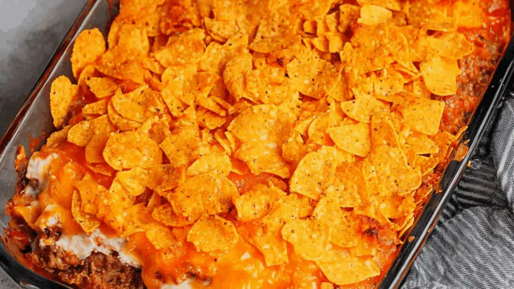 Dorito Meatloaf Casserole