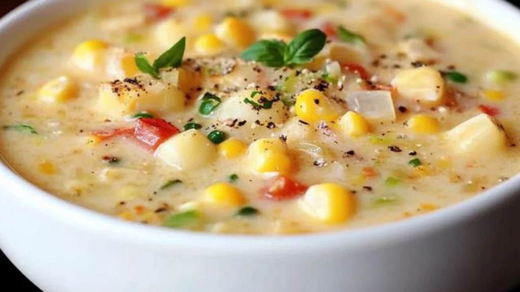 Summer Corn and Zucchini Chowder