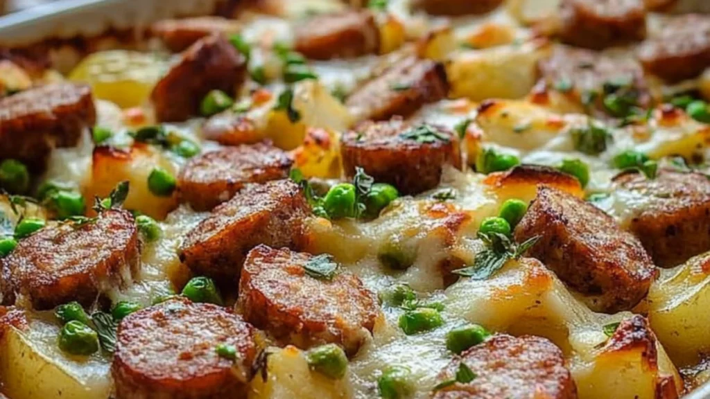 Sausage Potato Asparagus Casserole