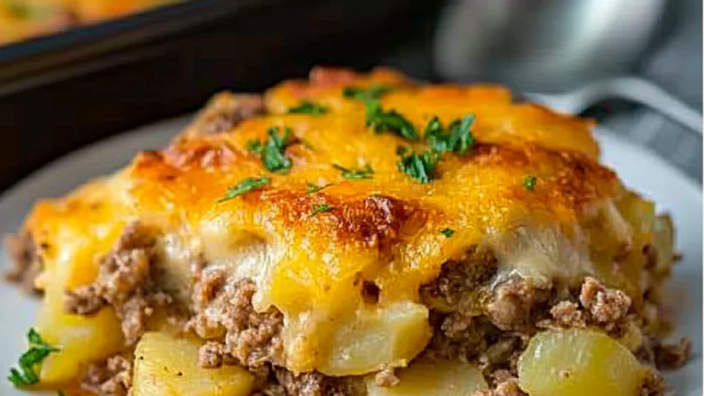 Hamburger And Potatoes