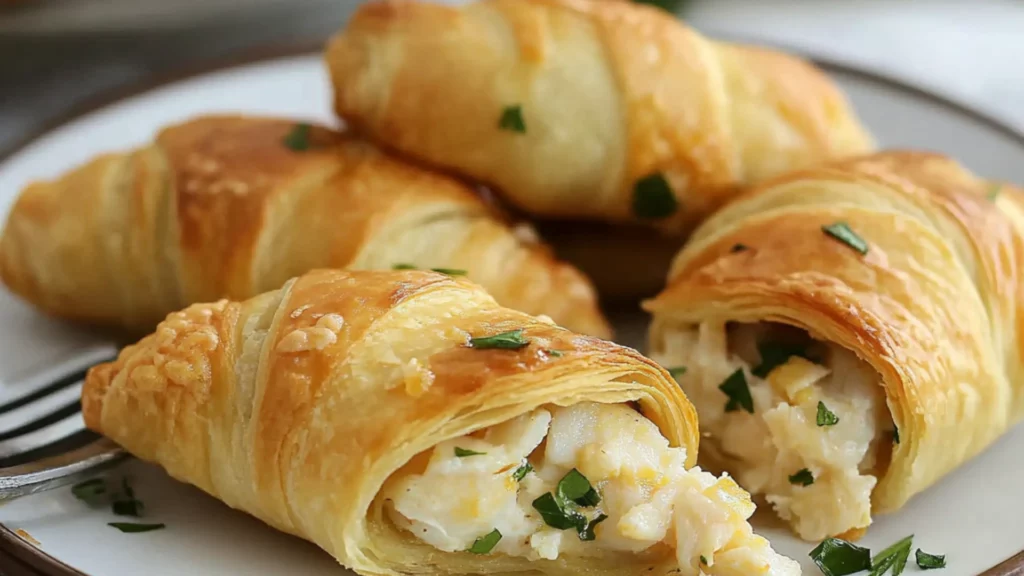 Crab and Cheese Filled Crescent Rolls
