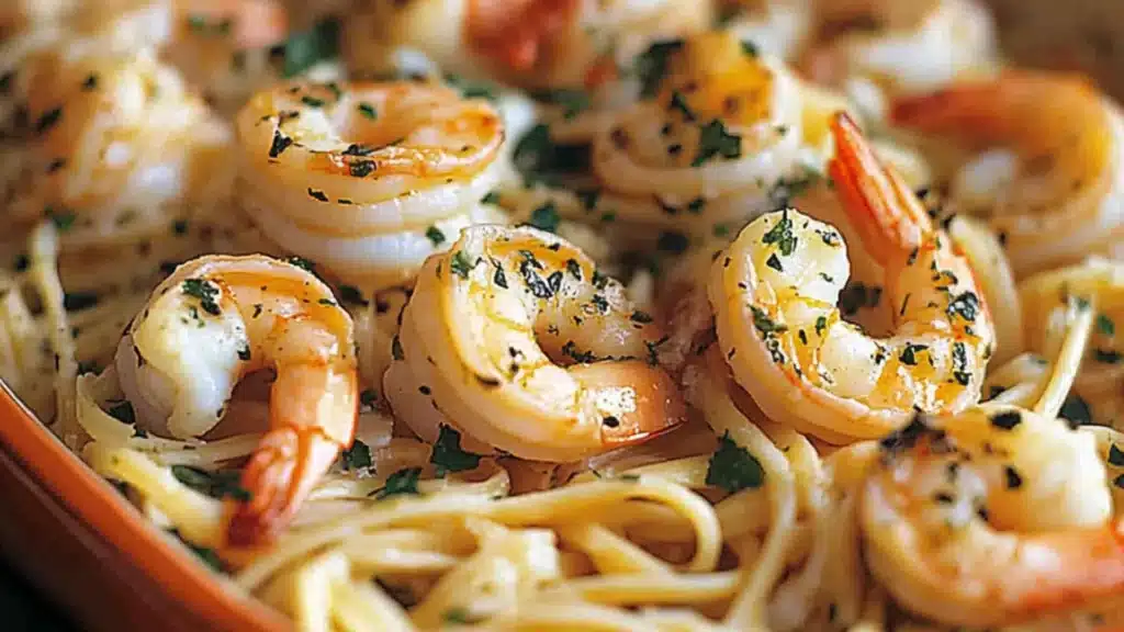 Shrimp Scampi Pasta Bake Recipe