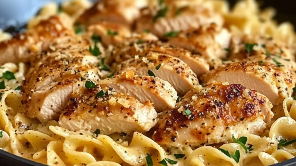 Chicken With Buttered Noodles