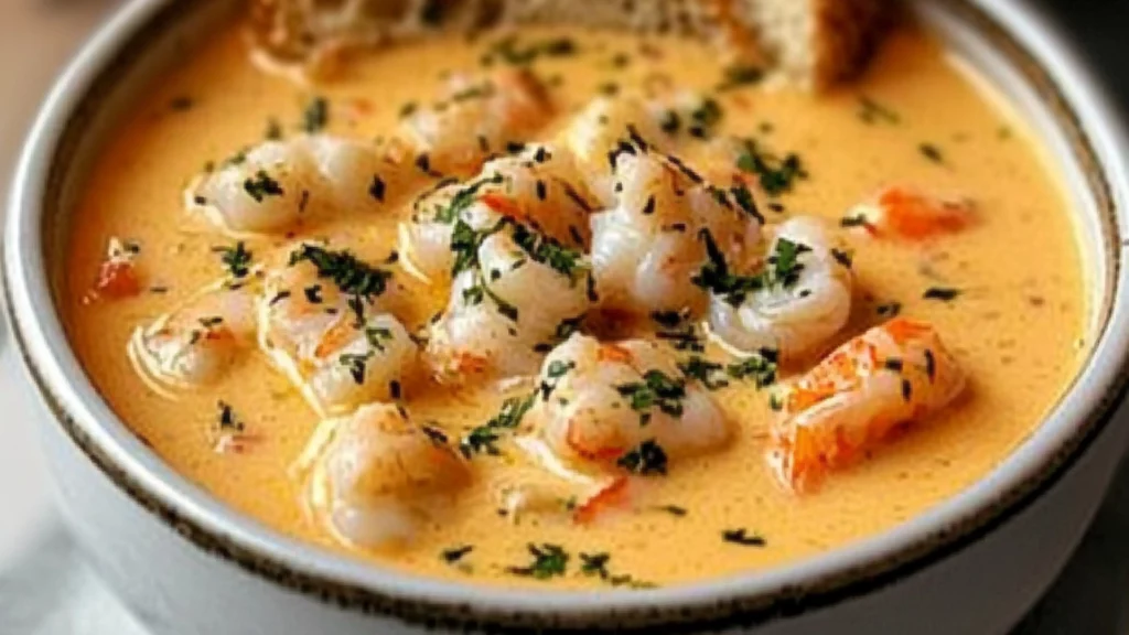 Creamy Crab and Shrimp Seafood Bisque