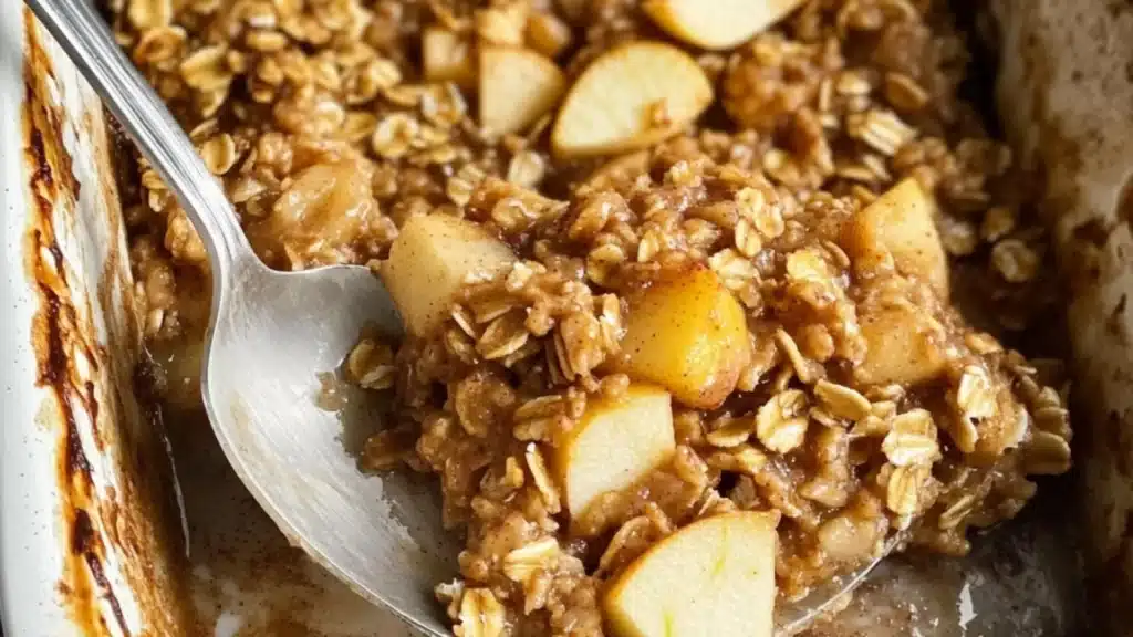 Amish Style Apple Cinnamon Baked Oatmeal