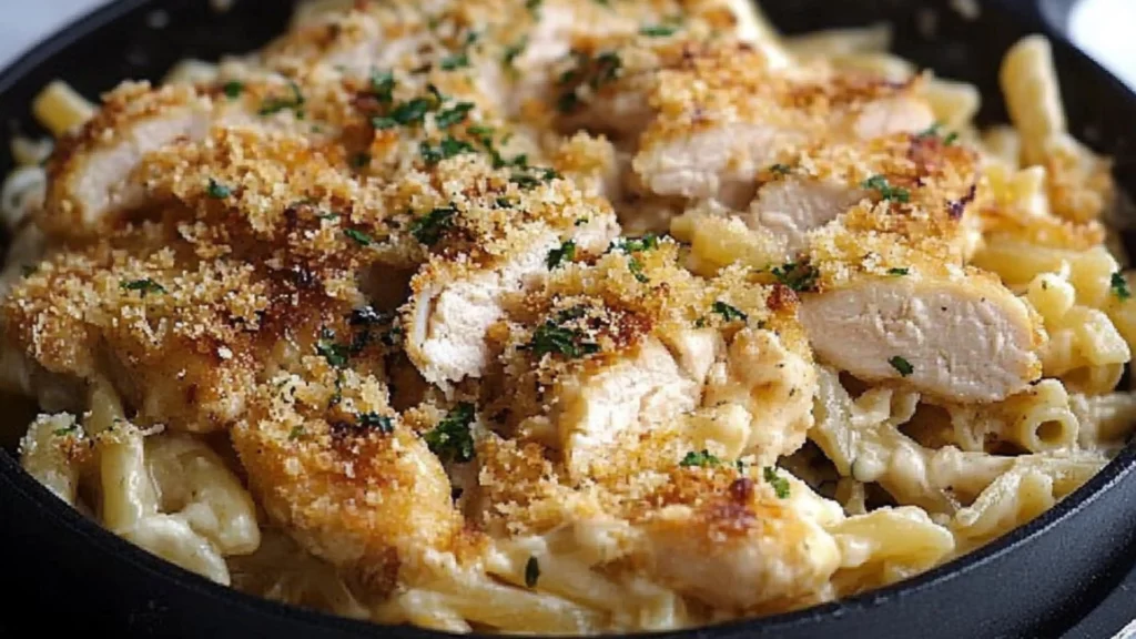 Chicken Kiev Pasta Bake Recipe
