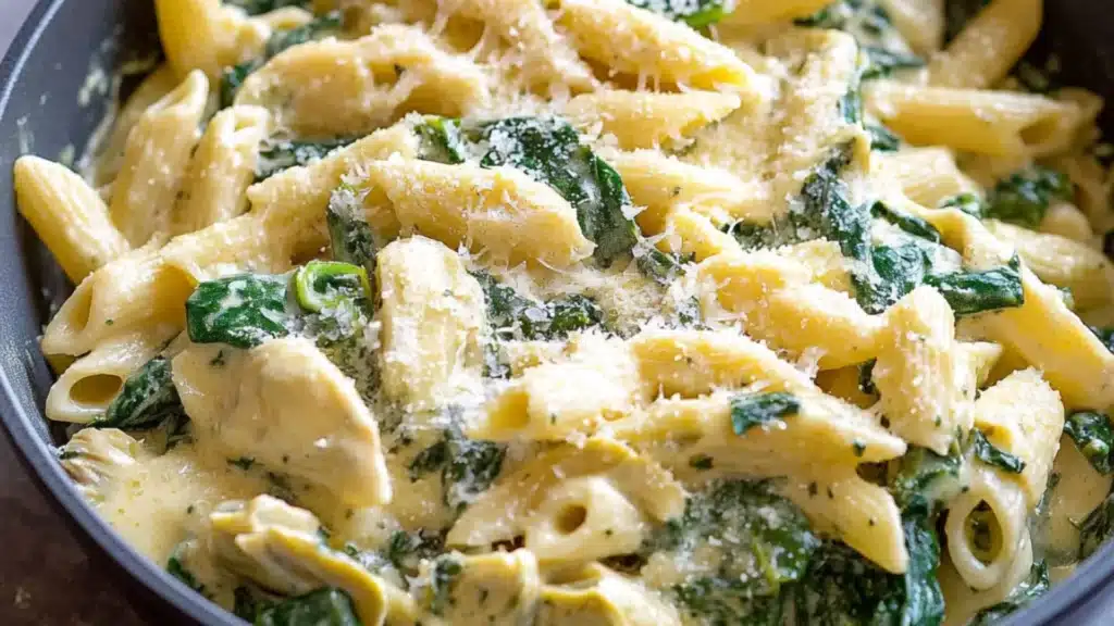 Spinach Artichoke Pasta