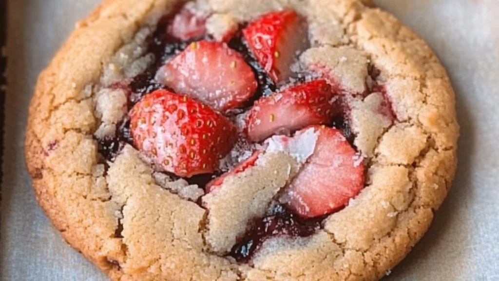 Healthy Strawberry Cookies