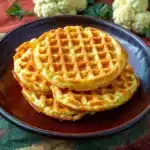 Cauliflower Chaffles - 3 Ingredients