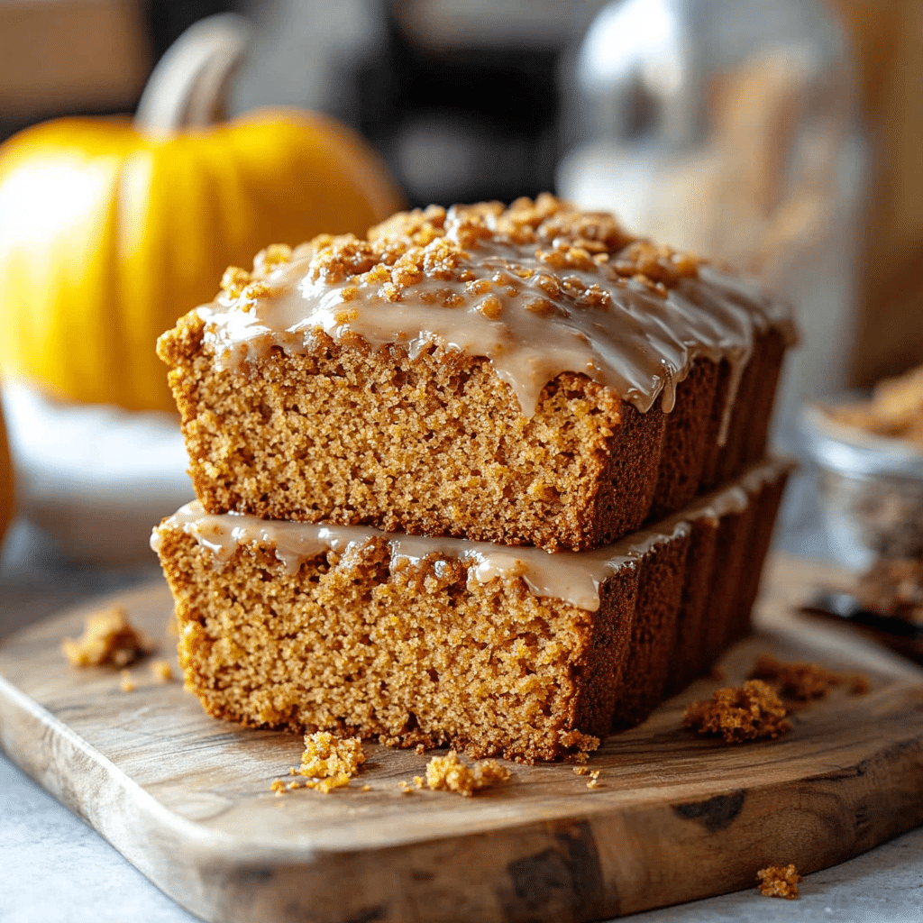 Healthy Pumpkin Oat Bread