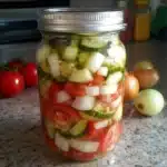 Marinated Cucumbers, Onions, and Tomatoes