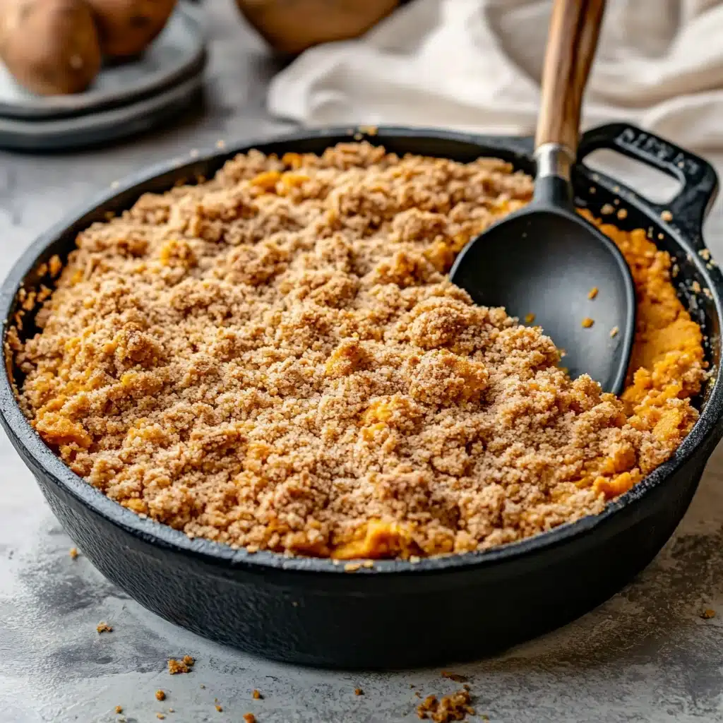 Sweet Potato Pie With Crumble Topping