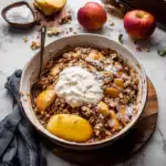 Healthy Peach Crisp