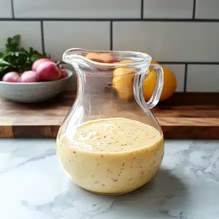 Peach Vinaigrette Dressing