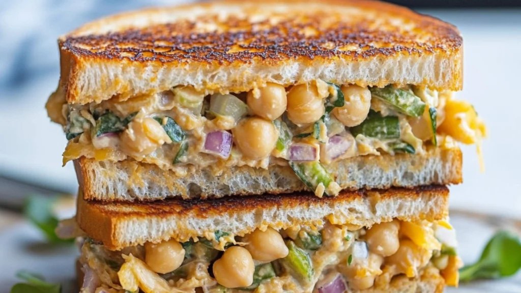 Chickpea Salad Melts