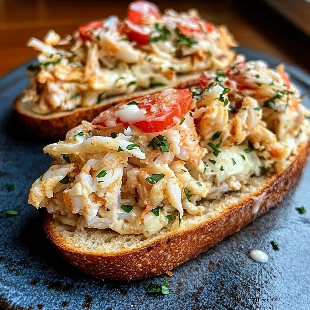Quick and Easy Crab Melts