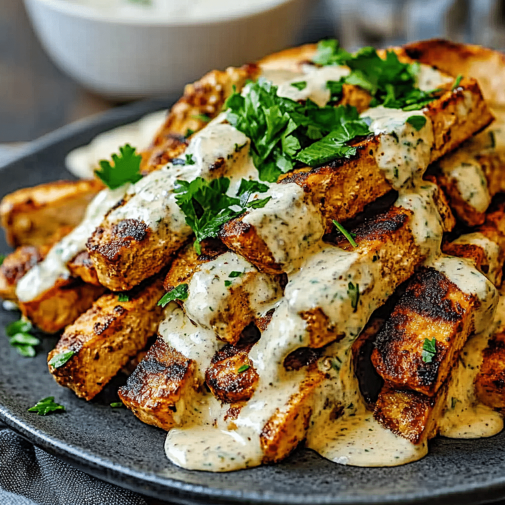 Chicken Shawarma with Garlic Sauce