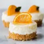 Orange Creamsicle Mini Cheesecakes