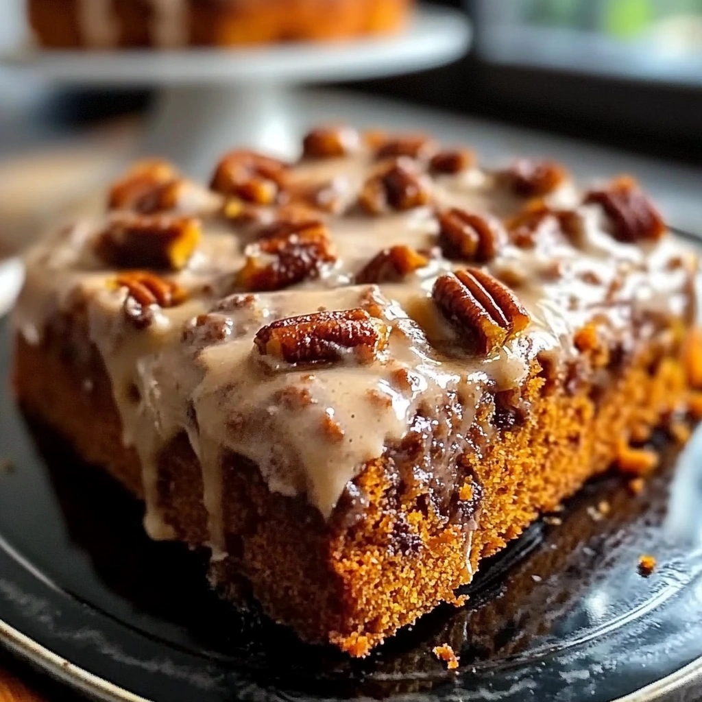 Sweet Potato Cinnamon Roll Cake