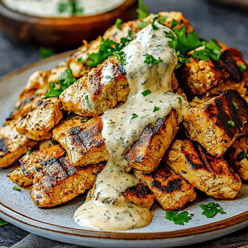 Chicken Shawarma with Garlic Sauce