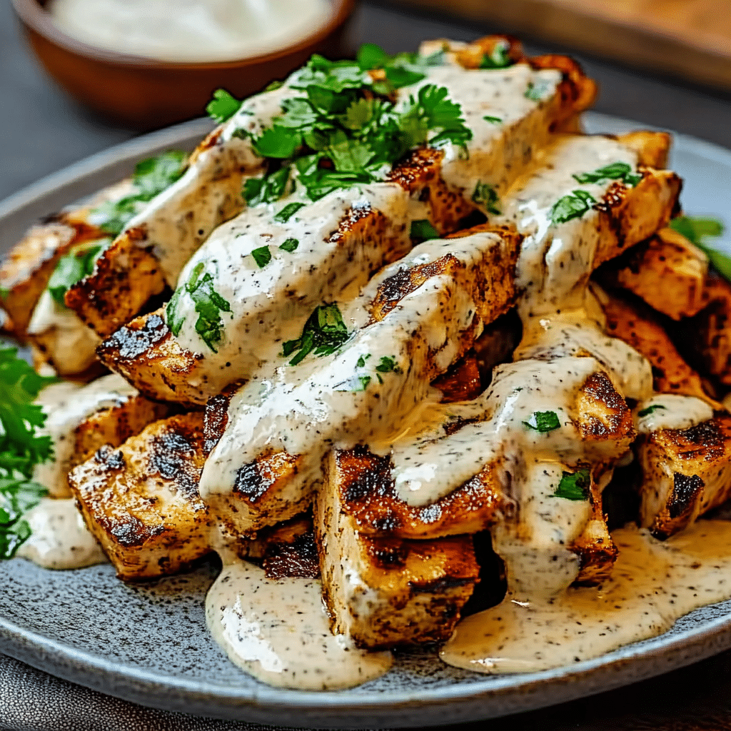 Chicken Shawarma with Garlic Sauce